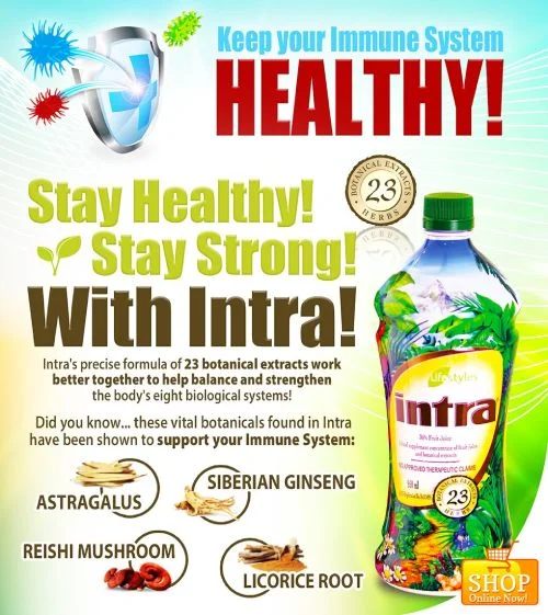Stay healthy with Intra juice Stay healthy with Intra juice